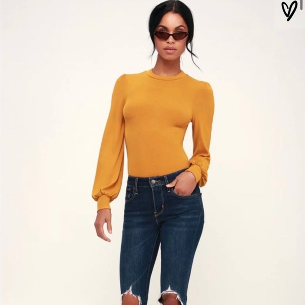 Lulus ribbed long sleeve